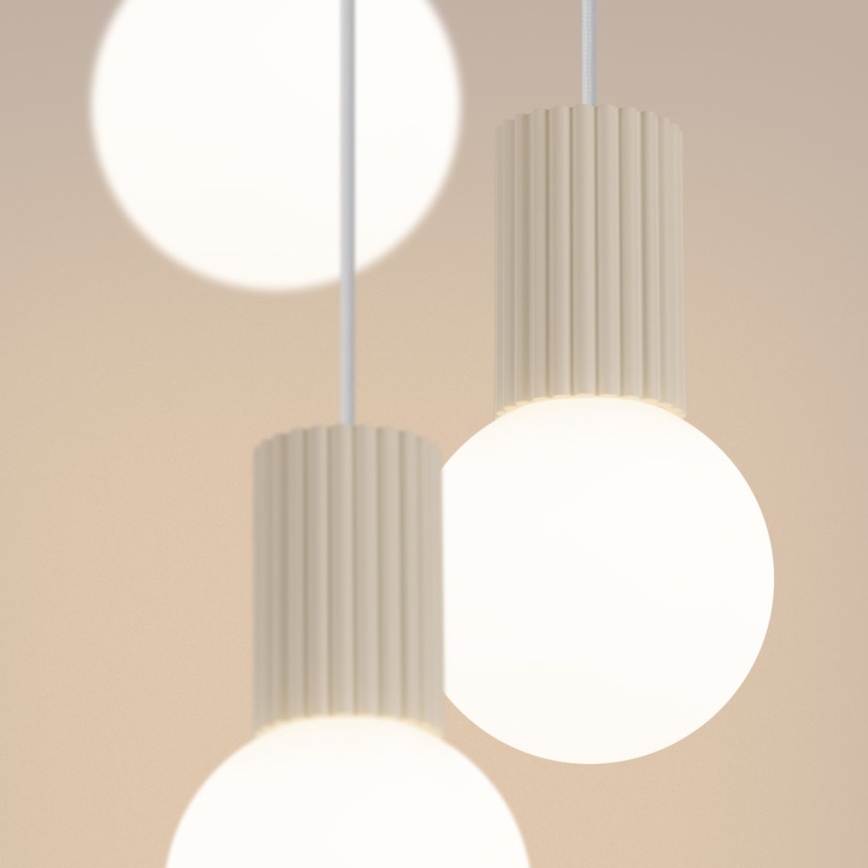 Lühter HALO 3xG9/8W/230V d. 25 cm kreemikas