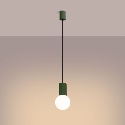 Lühter HALO 1xG9/8W/230V d. 12 cm roheline