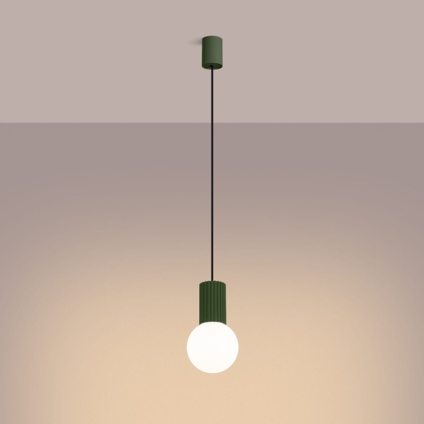 Lühter HALO 1xG9/8W/230V d. 12 cm roheline