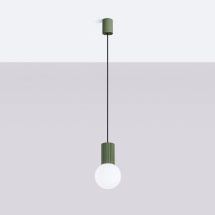 Lühter HALO 1xG9/8W/230V d. 12 cm roheline