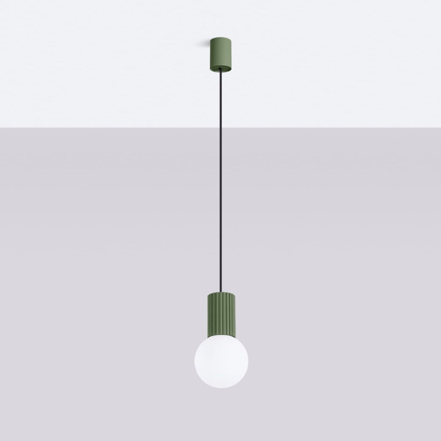 Lühter HALO 1xG9/8W/230V d. 12 cm roheline