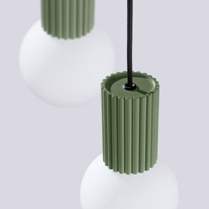 Lühter HALO 3xG9/8W/230V d. 25 cm roheline