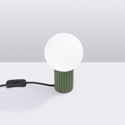 Laualamp HALO 1xG9/8W/230V d. 12 cm roheline