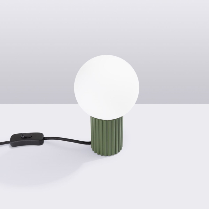 Laualamp HALO 1xG9/8W/230V d. 12 cm roheline