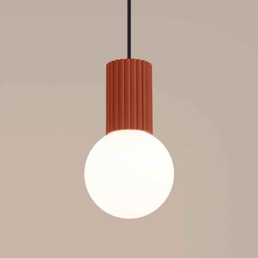 Lühter HALO 1xG9/8W/230V d. 12 cm oranž