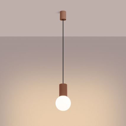 Lühter HALO 1xG9/8W/230V d. 12 cm pruun