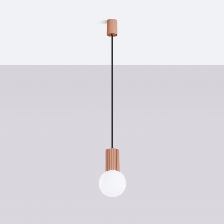 Lühter HALO 1xG9/8W/230V d. 12 cm pruun