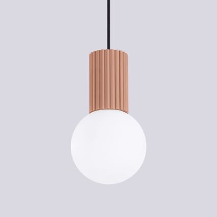 Lühter HALO 1xG9/8W/230V d. 12 cm pruun