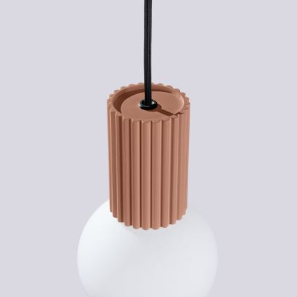 Lühter HALO 1xG9/8W/230V d. 12 cm pruun