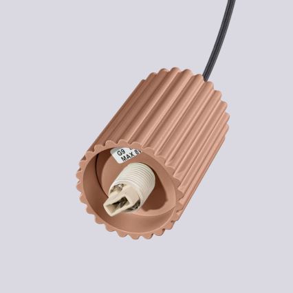 Lühter HALO 1xG9/8W/230V d. 12 cm pruun