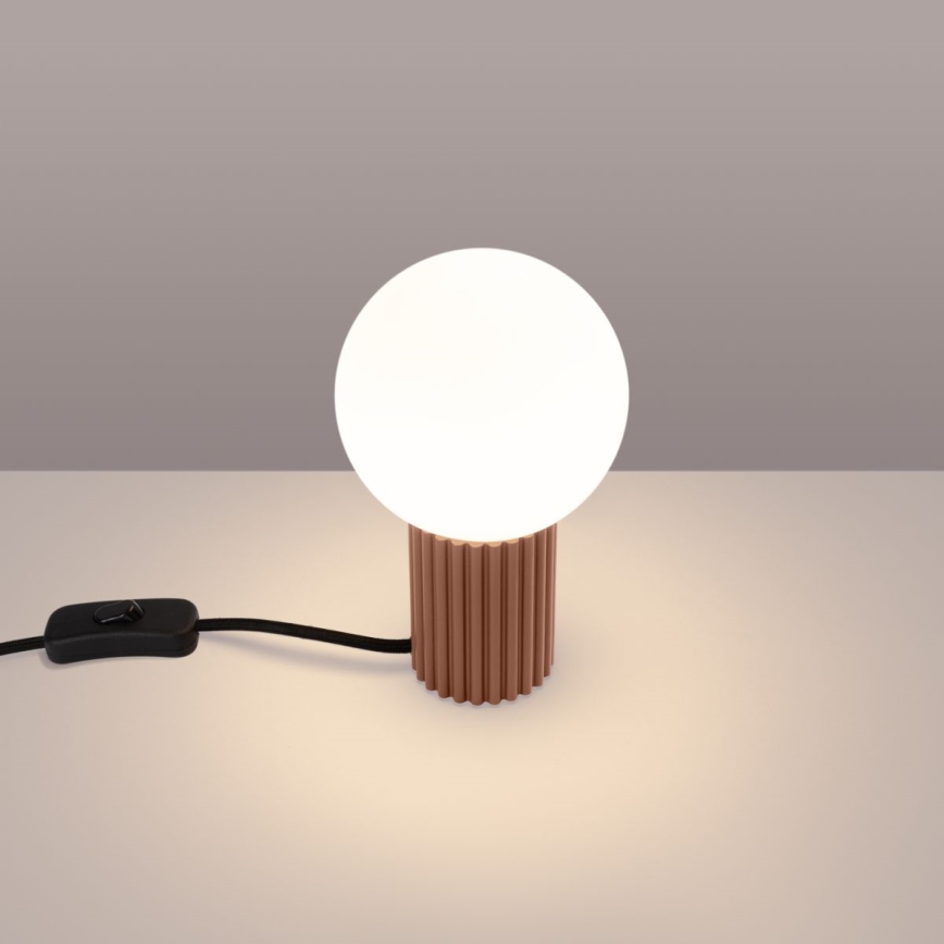 Laualamp HALO 1xG9/8W/230V d. 12 cm pruun