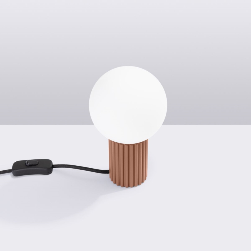 Laualamp HALO 1xG9/8W/230V d. 12 cm pruun
