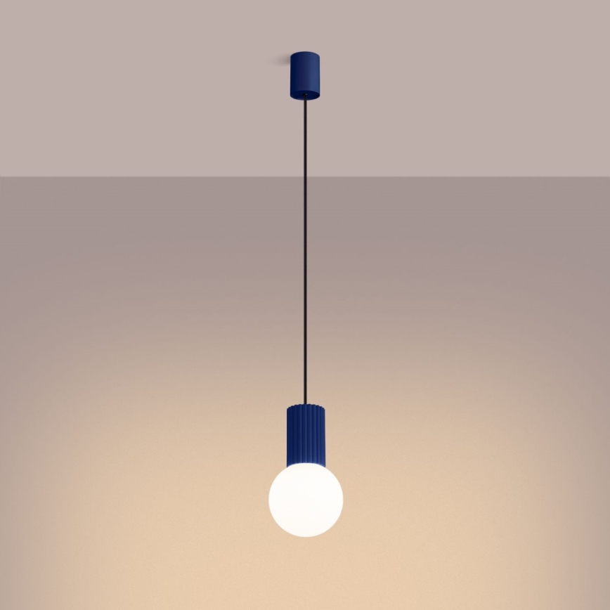 Lühter HALO 1xG9/8W/230V d. 12 cm sinine