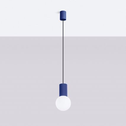 Lühter HALO 1xG9/8W/230V d. 12 cm sinine