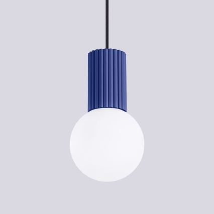 Lühter HALO 1xG9/8W/230V d. 12 cm sinine