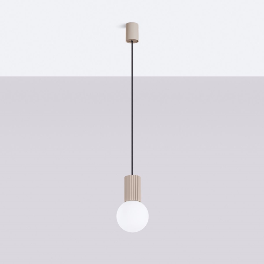 Lühter HALO 1xG9/8W/230V d. 12 cm beež