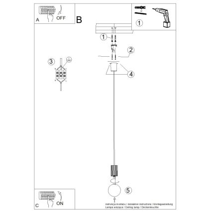 Lühter HALO 1xG9/8W/230V d. 12 cm beež