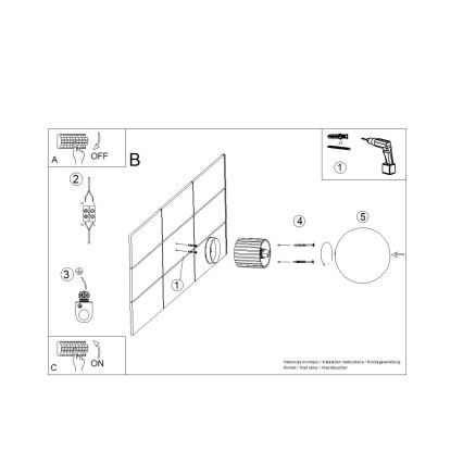 Seinavalgusti vannituppa HALO 1xG9/8W/230V d. 12 cm IP44 roosa