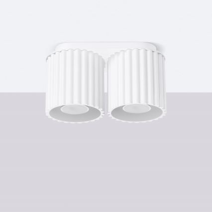 Suunatav laelamp AURA 2xGU10/10W/230V valge