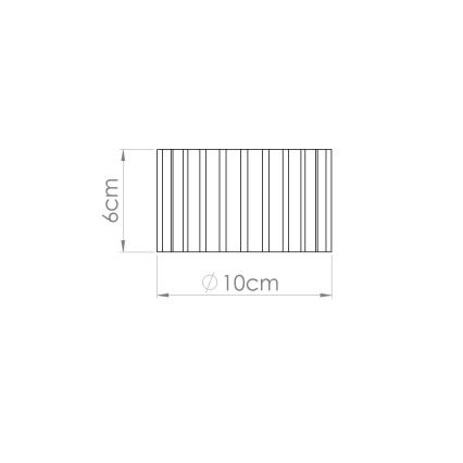 Punktvalgusti AURA 1xGX53/10W/230V, läbimõõt 10 cm, valge