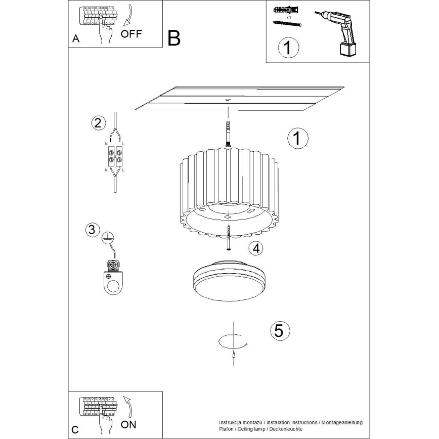 Punktvalgusti AURA 1xGX53/10W/230V, läbimõõt 10 cm, valge