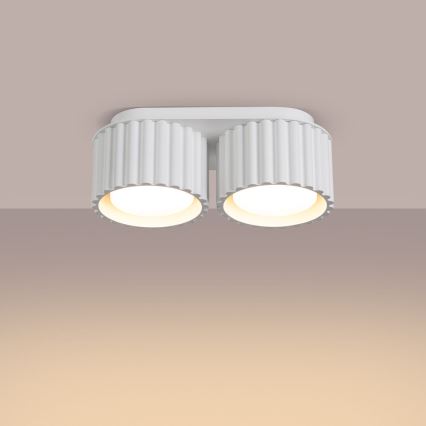 Spottvalgusti AURA 2xGX53/10W/230V valge