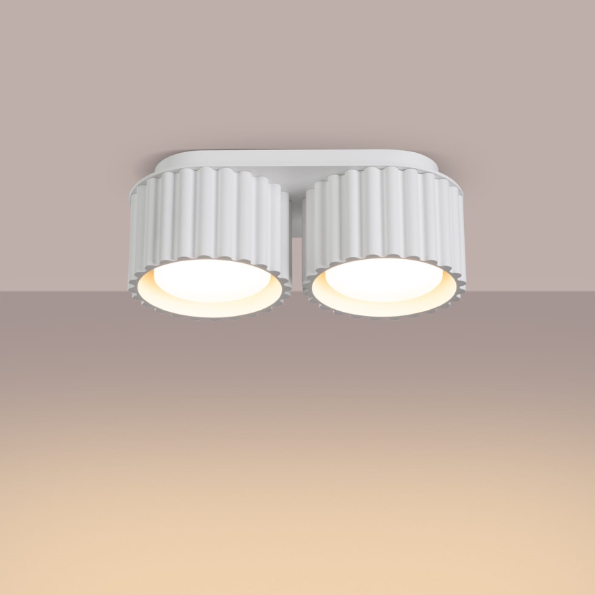 Spottvalgusti AURA 2xGX53/10W/230V valge