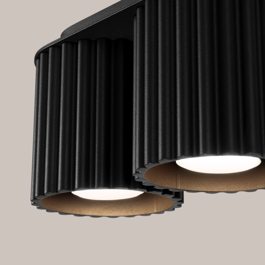 AURA suunatav laevalgusti 2xGU10/10W/230V must