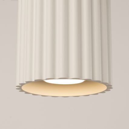 Sihtvalgusti AURA 1xGU10/10W/230V 10 cm kreemjas