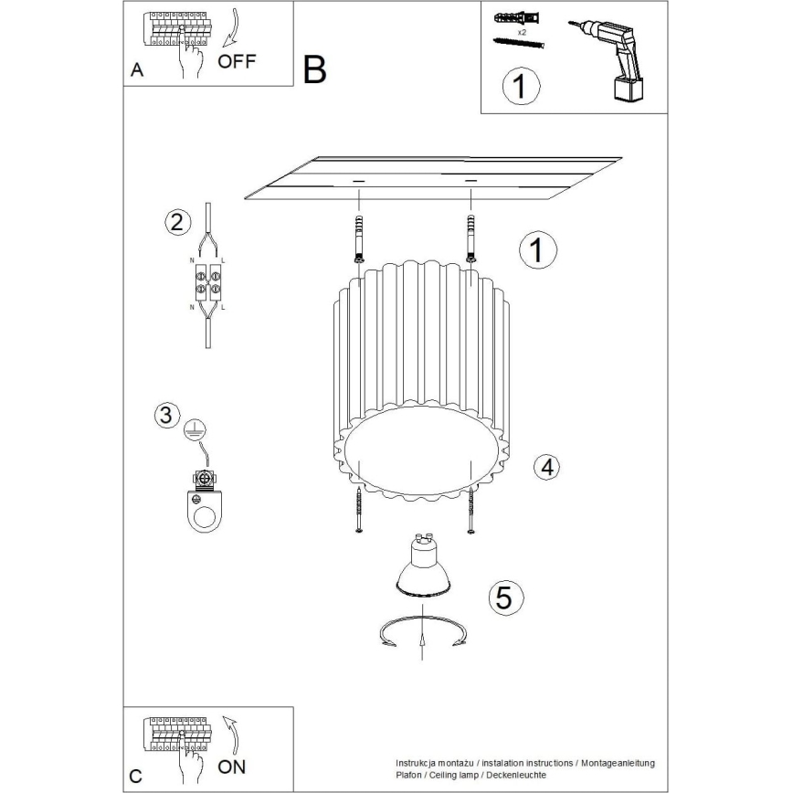Suunatav laevalgusti AURA 1xGU10/10W/230V 10 cm roheline