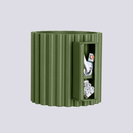 Seinavalgusti AURA 1xG9/10W/230V roheline