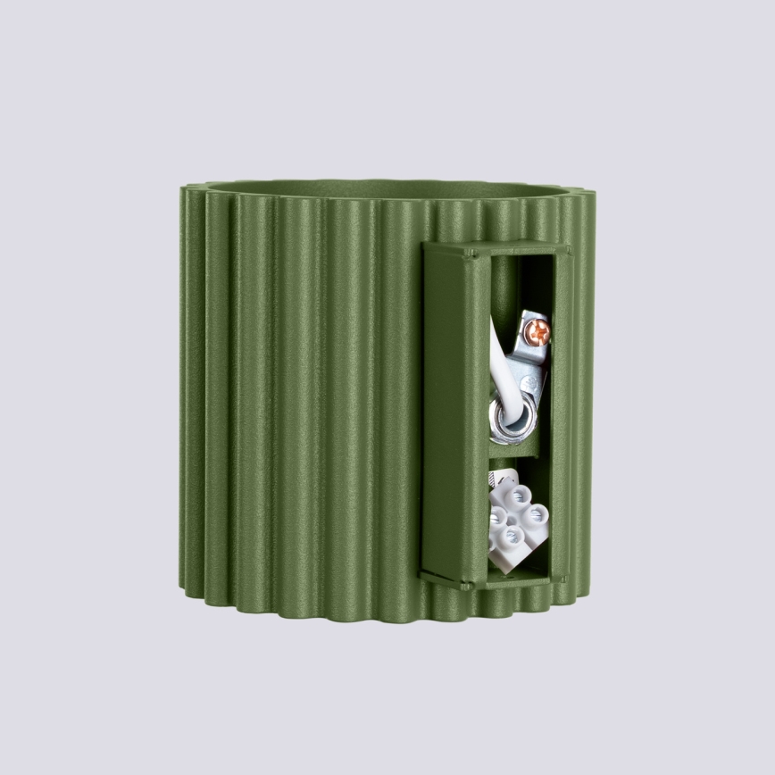 Seinavalgusti AURA 1xG9/10W/230V roheline