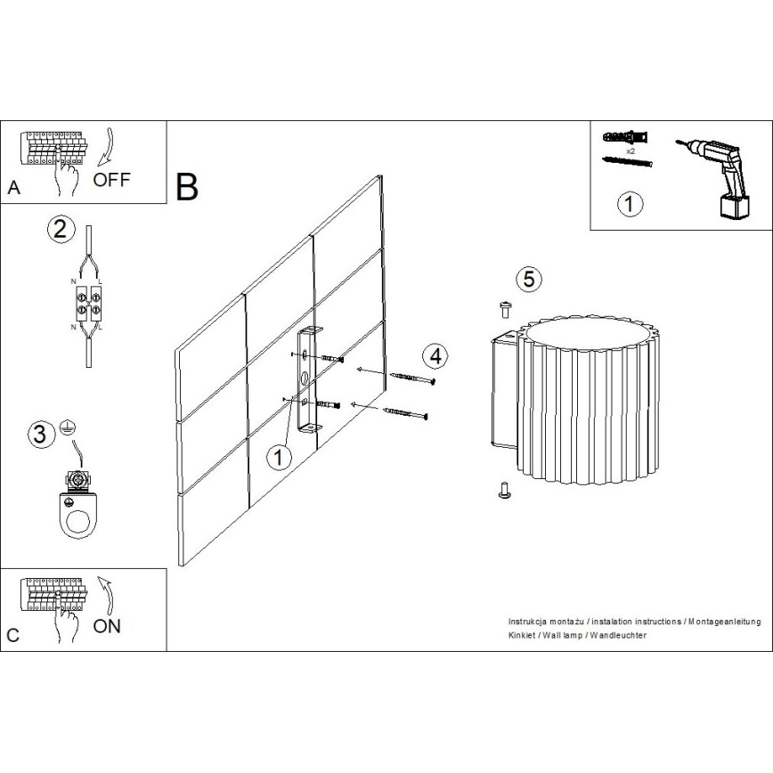 Seinavalgusti AURA 1xG9/10W/230V roheline