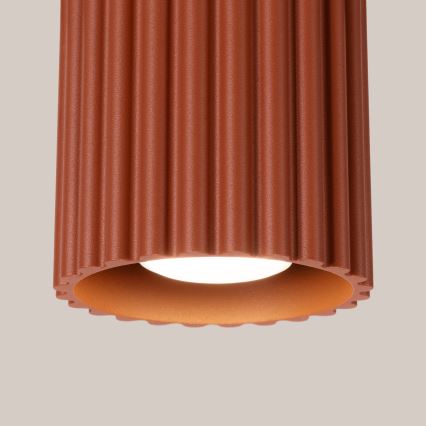 Suunavalgusti AURA 1xGU10/10W/230V läbimõõt 10 cm oranž