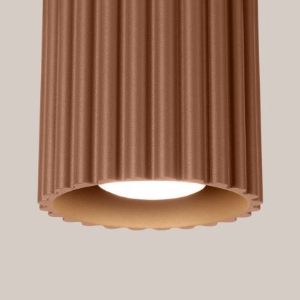 AURA suunatav kohtvalgusti 1xGU10/10W/230V, 10 cm, pruun