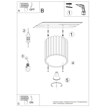 Spottvalgusti AURA 1xGU10/10W/230V Ø 10 cm pruun