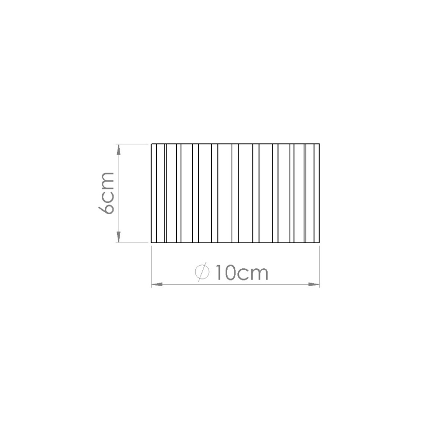 Suunavalgusti AURA 1xGX53/10W/230V, läbimõõt 10 cm, pruun