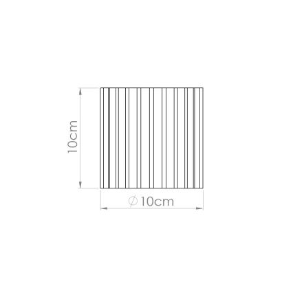 Spotvalgusti AURA 1xGU10/10W/230V 10 cm taupe