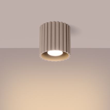 Suunavalgusti AURA 1xGU10/10W/230V, läbimõõt 10 cm, taupe