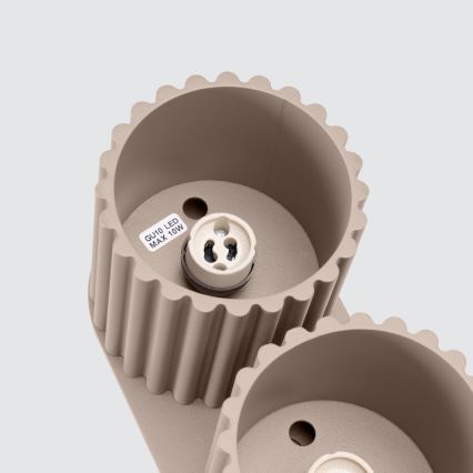 Spottvalgusti AURA 2xGU10/10W/230V taupe
