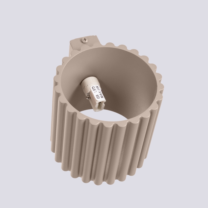 Seinavalgusti AURA 1xG9/10W/230V taupe