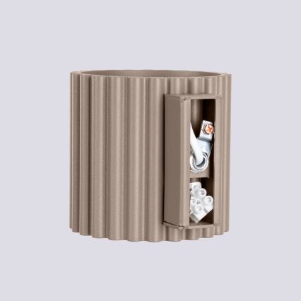 Seinavalgusti AURA 1xG9/10W/230V taupe