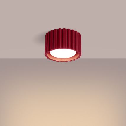 AURA spottvalgusti 1xGX53/10W/230V, läbimõõt 10 cm, punane