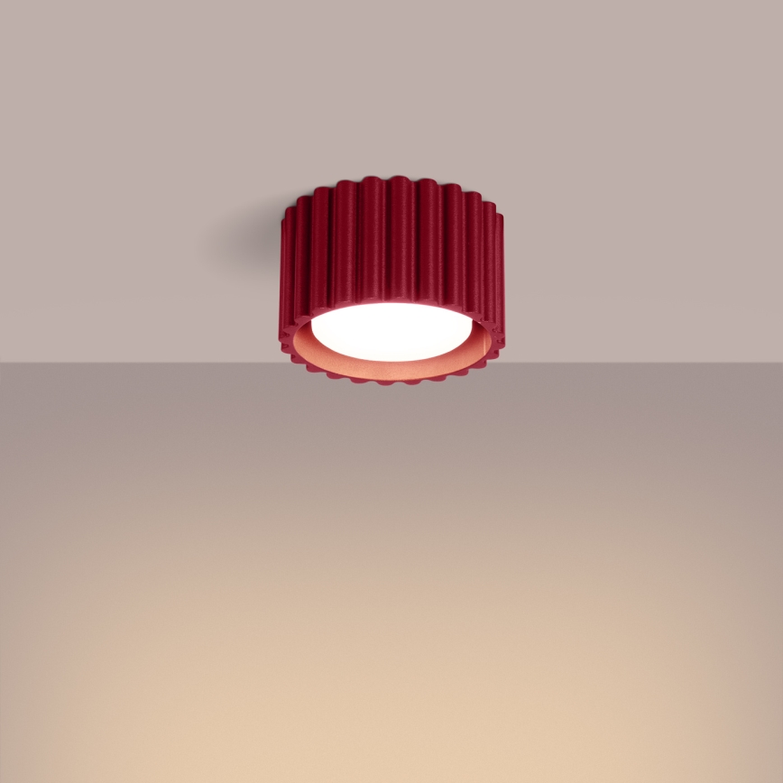 AURA spottvalgusti 1xGX53/10W/230V, läbimõõt 10 cm, punane