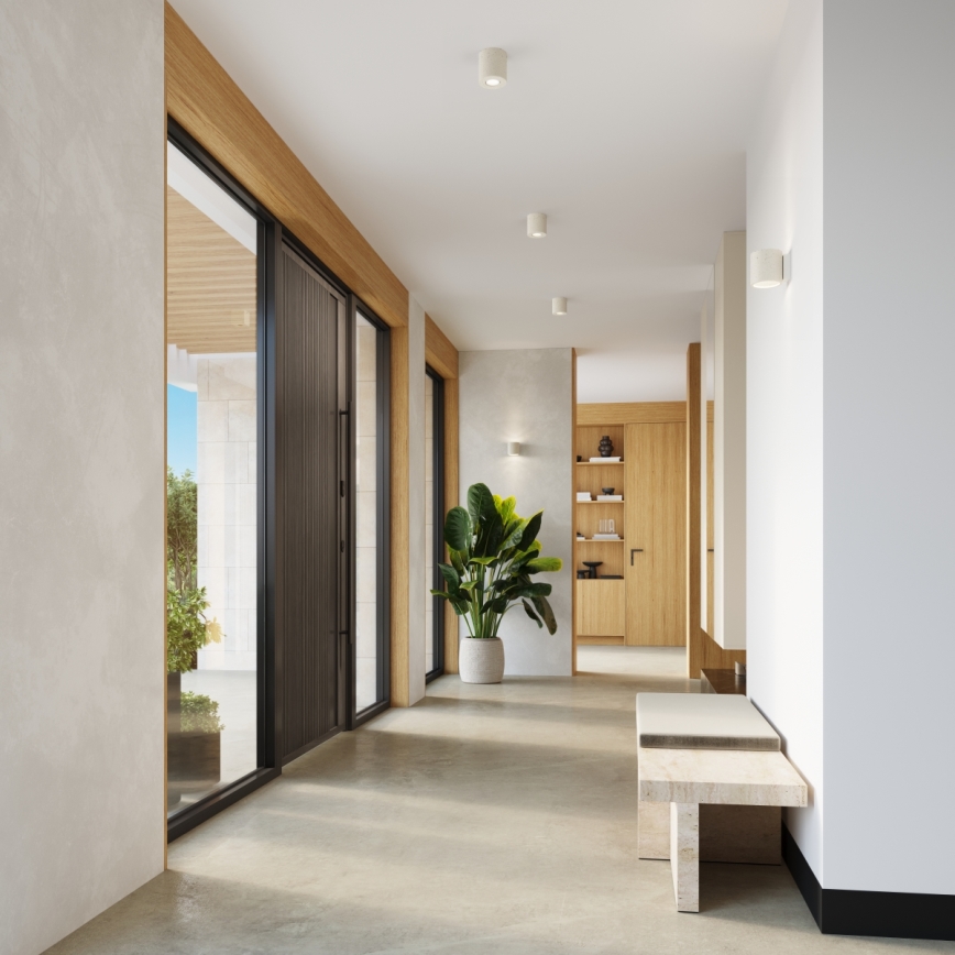 Suunavalgusti ORBIS 1xGU10/10W/230V betoon/kreem