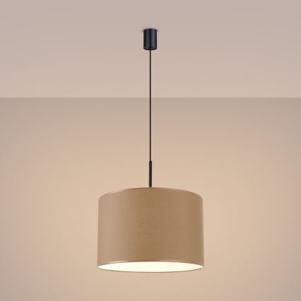Rippvalgusti kaabliga NEVIA 1xE27/15W/230V, läbimõõt 40 cm, taupe
