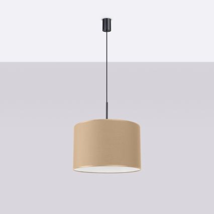Rippvalgusti kaabliga NEVIA 1xE27/15W/230V, läbimõõt 40 cm, taupe