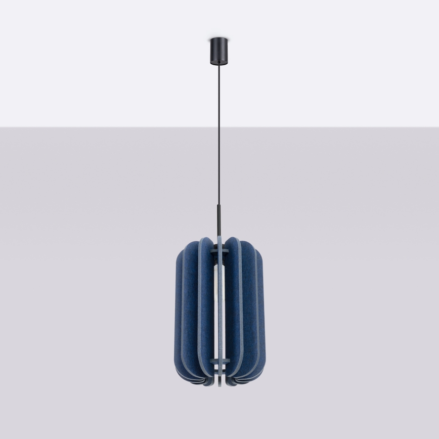 Pendelvalgusti kaablil MULA 1xE27/15W/230V läb. 27 cm sinine