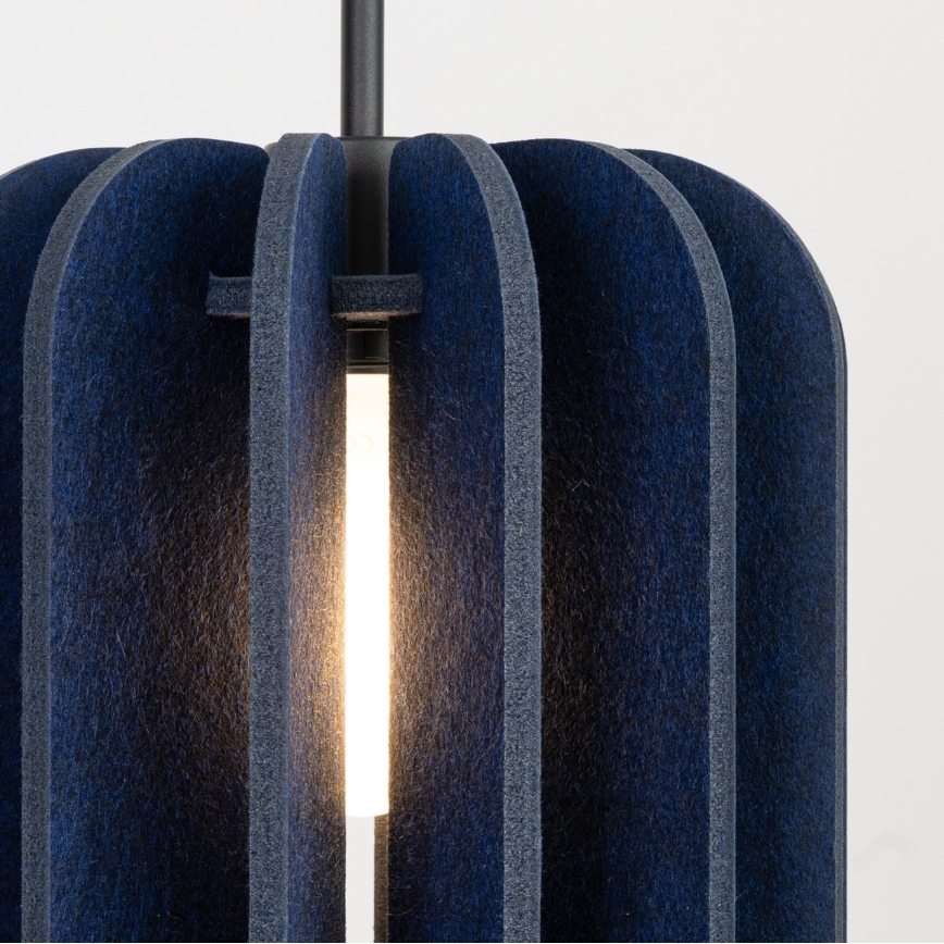 Pendelvalgusti kaablil MULA 1xE27/15W/230V läb. 27 cm sinine