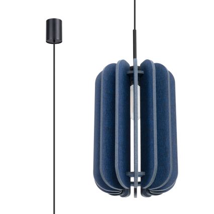 Pendelvalgusti kaablil MULA 1xE27/15W/230V läb. 27 cm sinine